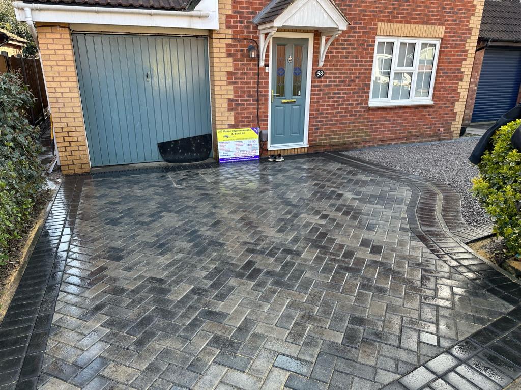 recent project for block paving in bristol